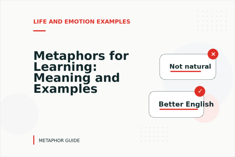 Metaphors for Learning: Meaning and Examples Metaphors for Learning: Meaning and Examples