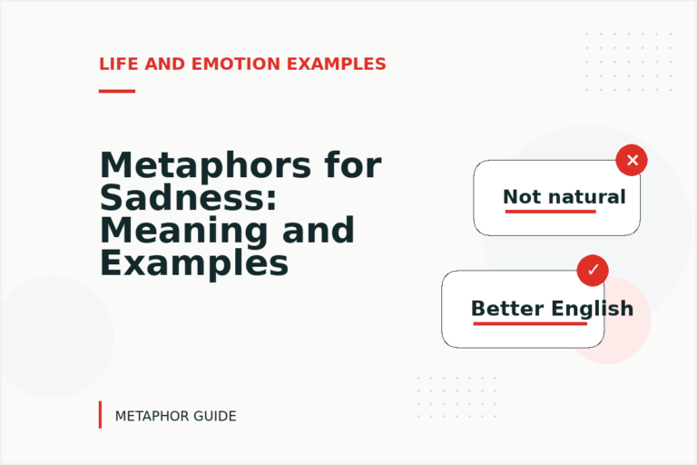 Metaphors for Sadness: Meaning and Examples