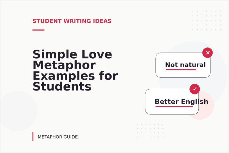 Simple Love Metaphor Examples for Students