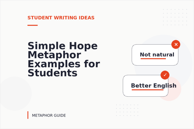 Simple Hope Metaphor Examples for Students