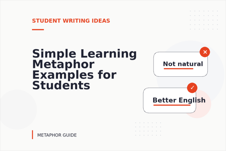 Simple Learning Metaphor Examples for Students