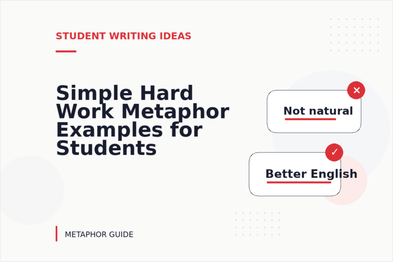Simple Hard Work Metaphor Examples for Students Simple Hard Work Metaphor Examples for Students