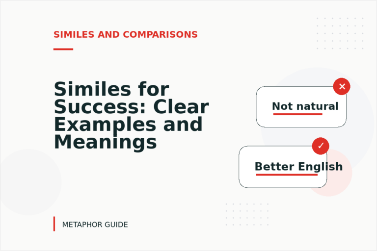 Similes for Success: Clear Examples and Meanings