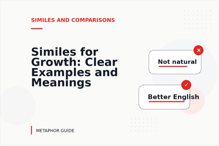 Similes for Growth: Clear Examples and Meanings