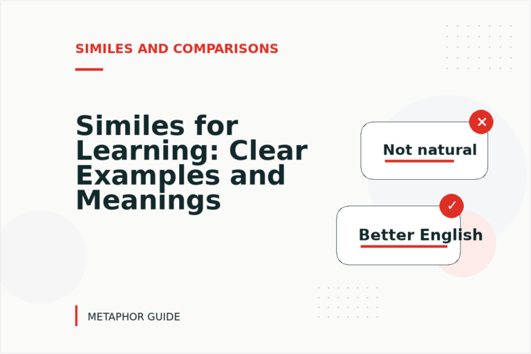 Similes for Learning: Clear Examples and Meanings Similes for Learning: Clear Examples and Meanings