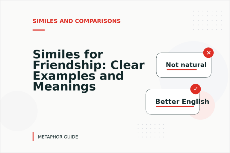 Similes for Friendship: Clear Examples and Meanings