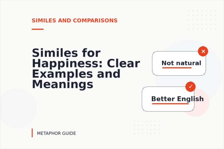 Similes for Happiness: Clear Examples and Meanings Similes for Happiness: Clear Examples and Meanings