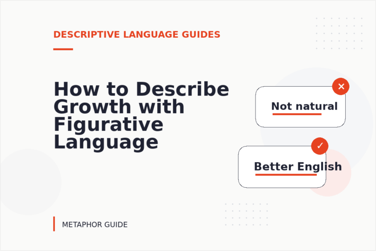 How to Describe Growth with Figurative Language